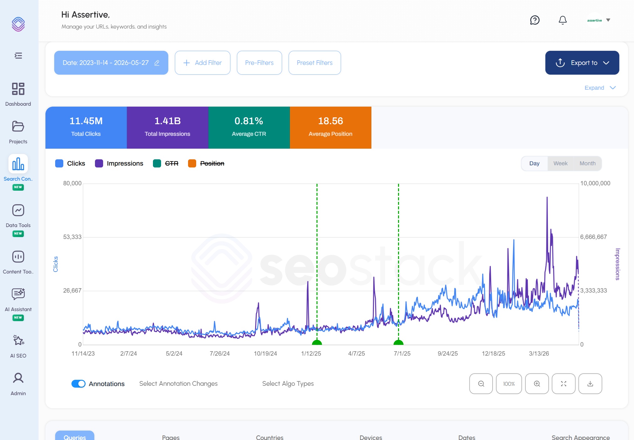Google Search Console Data Warehousing