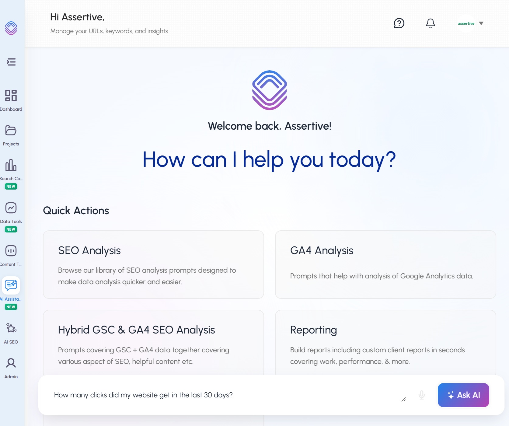 Talk to Search Console Data